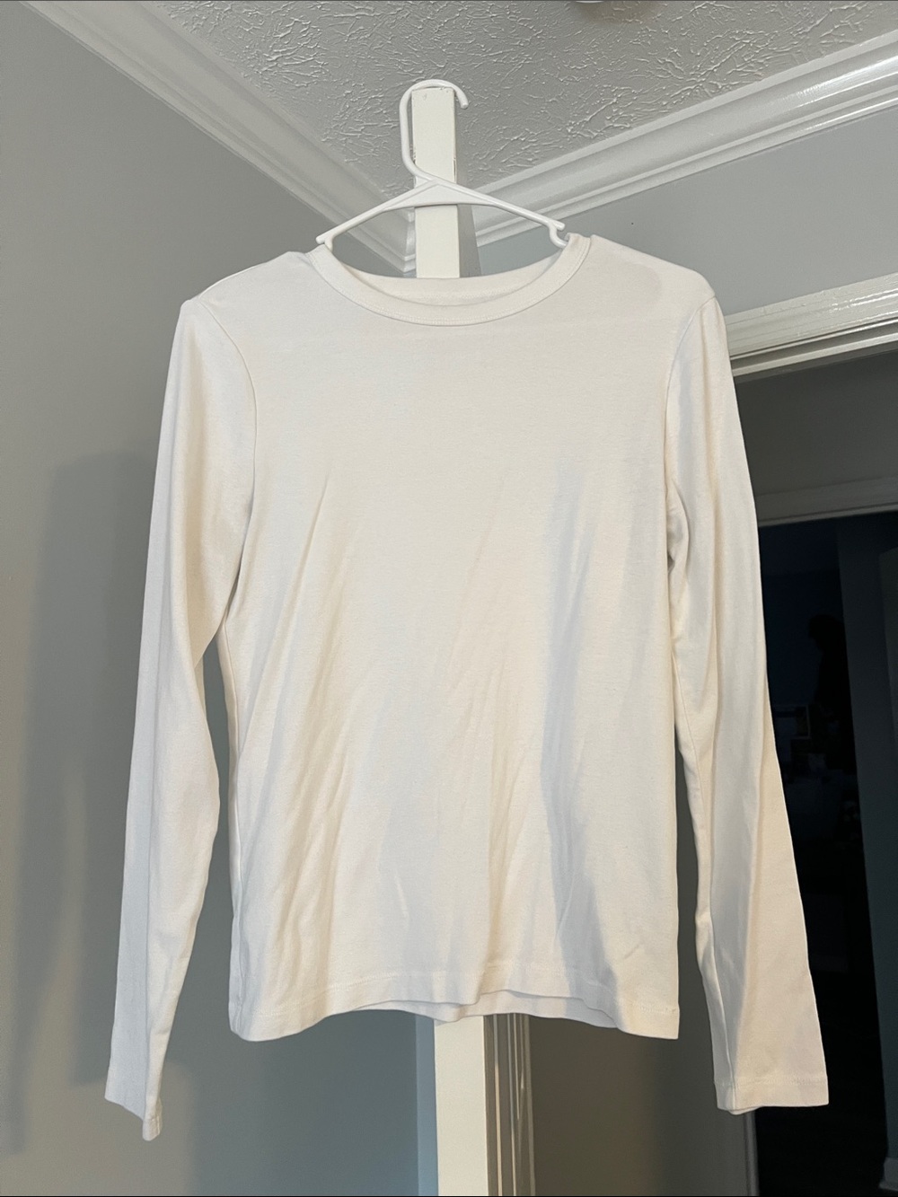 a new day White Crewneck Tee